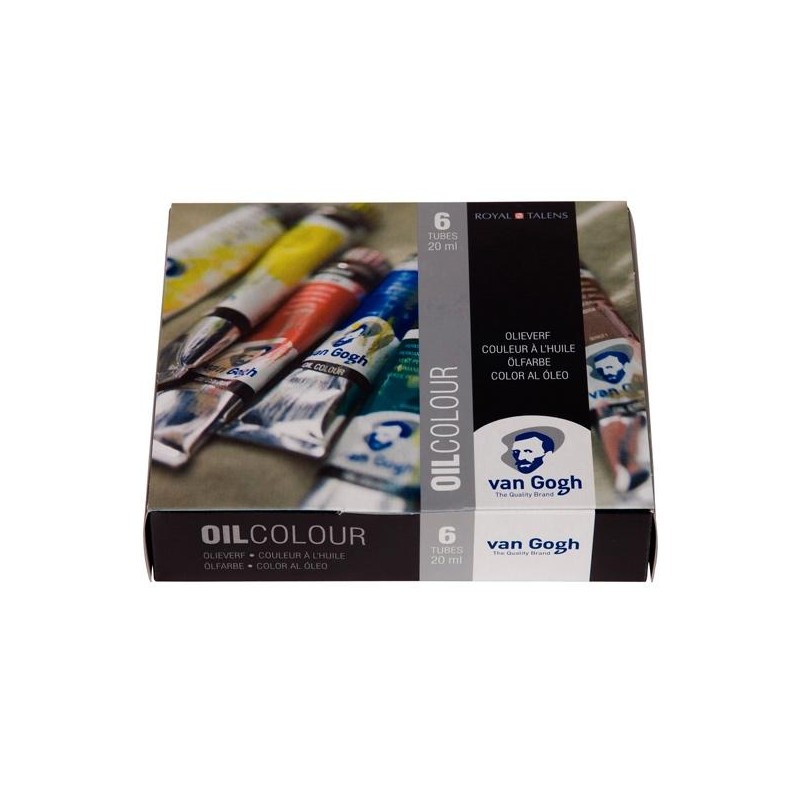 TALENS VAN GOGH SET DE INICIACIÓN PINTURA AL ÓLEO DE 6 TUBOS DE 20ML COLORES SURTIDOS