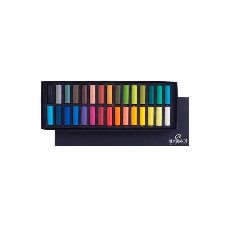 TALENS TIZAS REMBRANDT 300C30.5 COLORES PASTELES SUAVES SET BÁSICO 30 UD