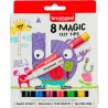 TALENS BRUYNZEEL ROTULADORES KIDS MÁGICOS COLORES SURTIDOS ESTUCHE 8 UD