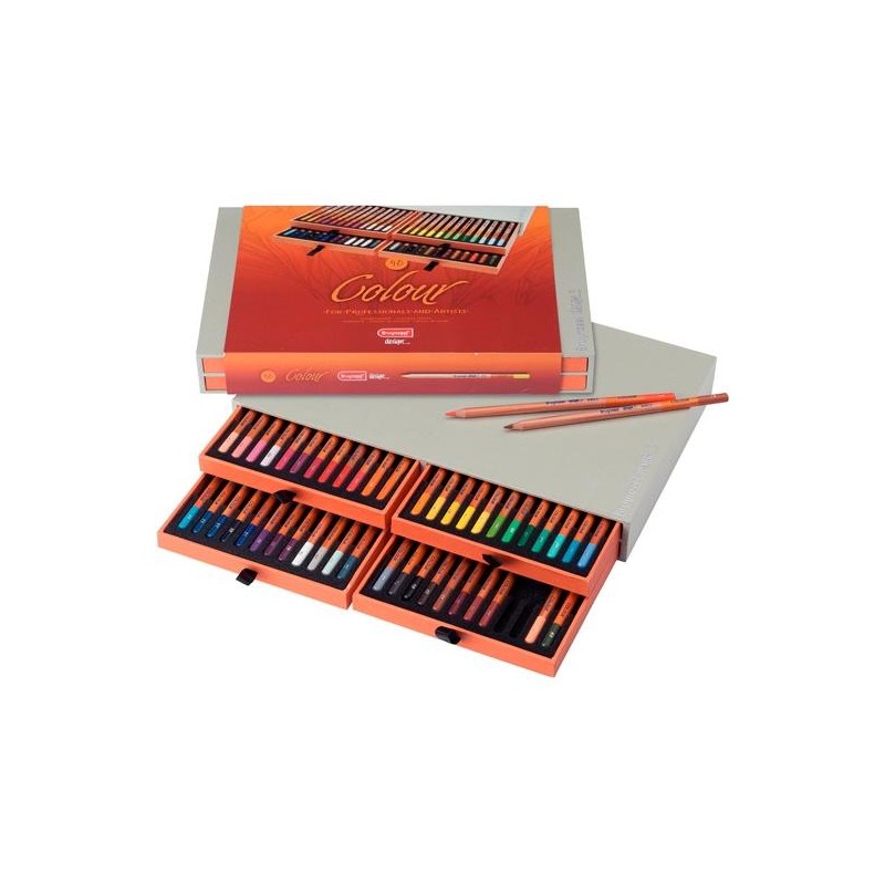 TALENS BRUYNZEEL LÁPICES DE COLORES COLOUR BOX DESIGN C/SURTIDOS ESTUCHE DE LUJO 48 UD