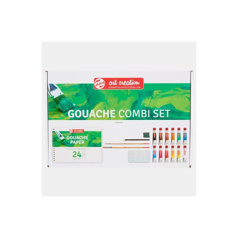 TALENS ART CREATION SET GOUACHE COMBI 12 TUBOS X 12ML COLORES SURTIDOS