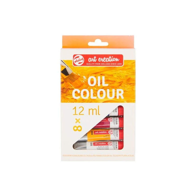 TALENS ART CREATION SET ÓLEO TUBO 12ML SURTIDO ESTUCHE 8 UD