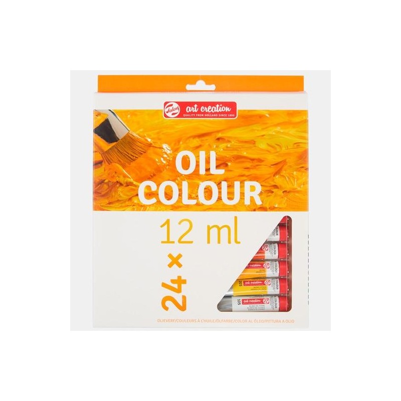 TALENS ART CREATION SET ÓLEO 24 TUBOS X 12ML COLORES SURTIDOS
