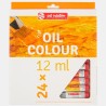 TALENS ART CREATION SET ÓLEO 24 TUBOS X 12ML COLORES SURTIDOS