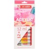 TALENS ART CREATION PINTURA ACRÍLICA TUBO 12ML COLORES SURTIDOS ESTUCHE 12 UD