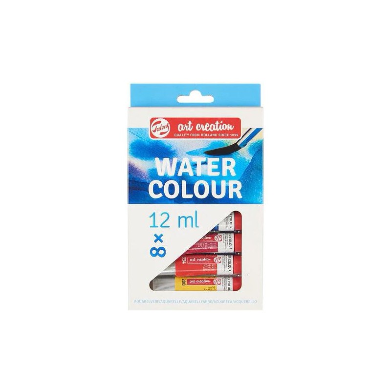 TALENS ART CREATION SET DE ACUARELAS TUBO 12ML C/SURTIDOS ESTUCHE 8 UD