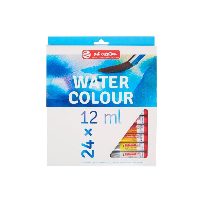 TALENS ART CREATION SET DE ACUARELAS 24 TUBOS DE 12ML COLORES SURTIDOS