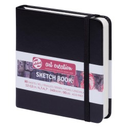TALENS ARTS CREATION CUADERNO BOCETOS 12X12CM 80H 140GR NEGRO