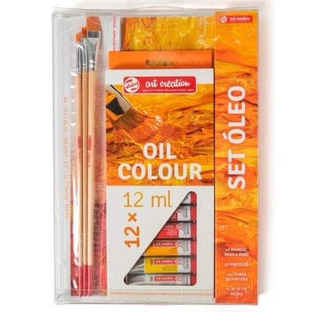 TALENS ART CREATION SET ÓLEO 12 TUBOS X 12ML COLORES SURTIDOS
