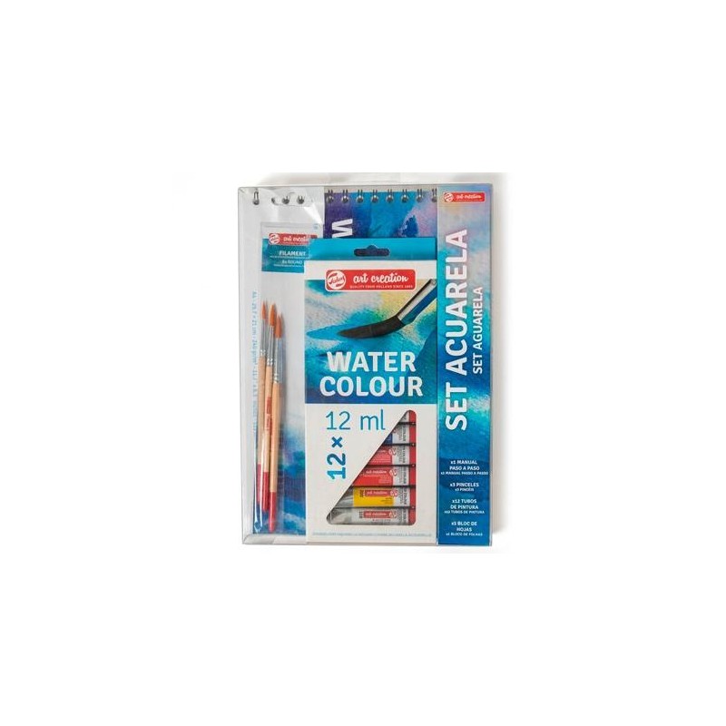 TALENS ART CREATION SET ACUARELA 12 TUBOS X 12ML COLORES SURTIDOS