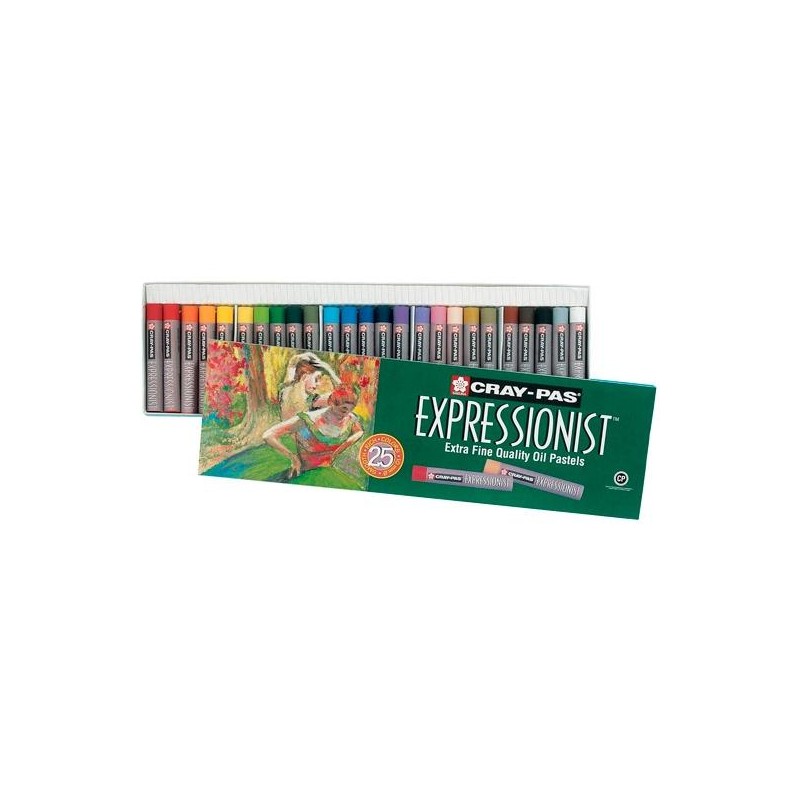 TALENS SAKURA PASTELES AL ÓLEO CRAY-PAS EXPRESSIONIST C/SURTIDOS ESTUCHE 25 UD