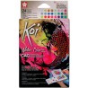 TALENS SAKURA KOI ACUARELAS WATER COLORS SKETCH BOX 24 CREATIVE ART COLORES METÁLICOS SURTIDOS