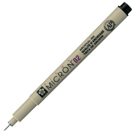 TALENS SAKURA ROTULADOR PIGMA MICRON 02 0.30MM NEGRO