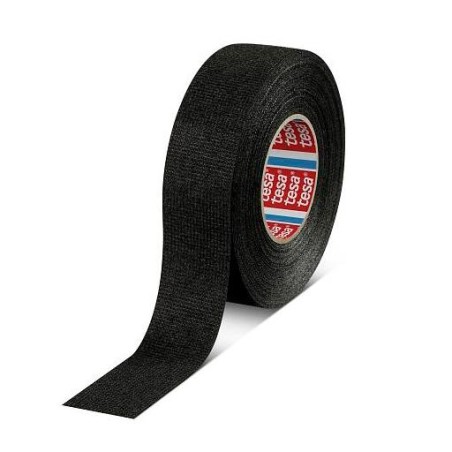 TESA CINTA ADHESIVA RESISTENTE PARA CABLEADO 19MM X 15M TEXTIL NEGRO