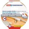 TESA CINTA ADHESIVA DE MONTAJE ESTRECHA DOBLE CARA POWERBOND 2 ROLLOS 9MM X 5M TRANSPARENTE