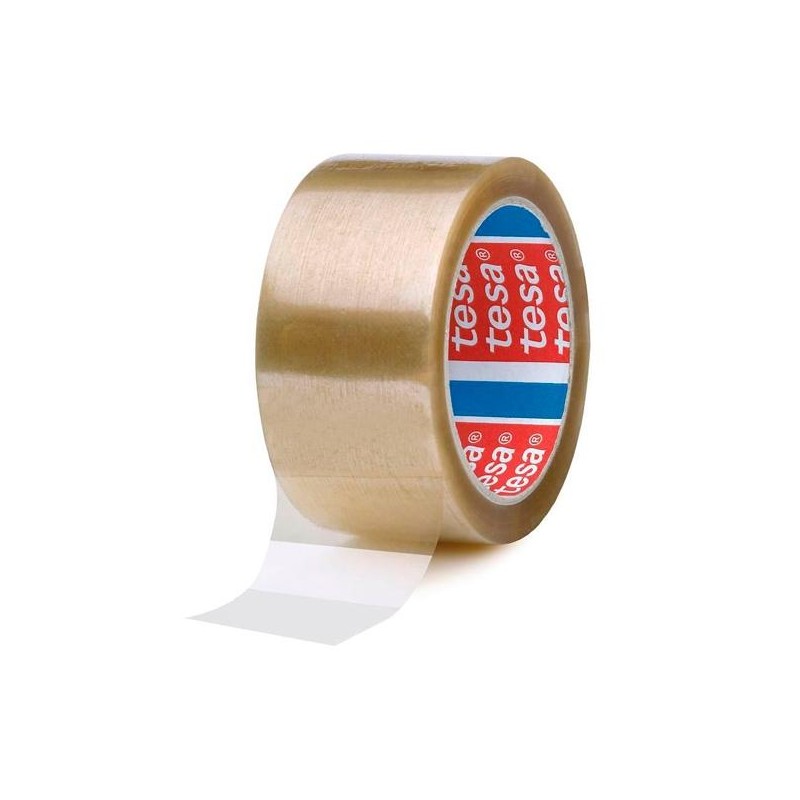 TESA PRECINTO PP CAUCHO NATURAL TRANSPARENTE 132X50