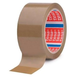 TESA PRECINTO PP CAUCHO NATURAL MARRÓN 132X50