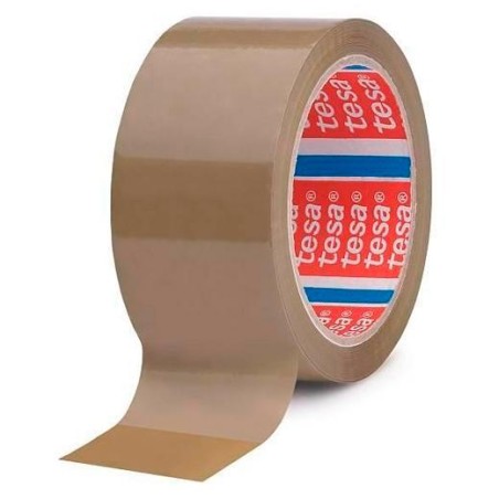 TESA PRECINTO PP CAUCHO NATURAL MARRÓN 132X50