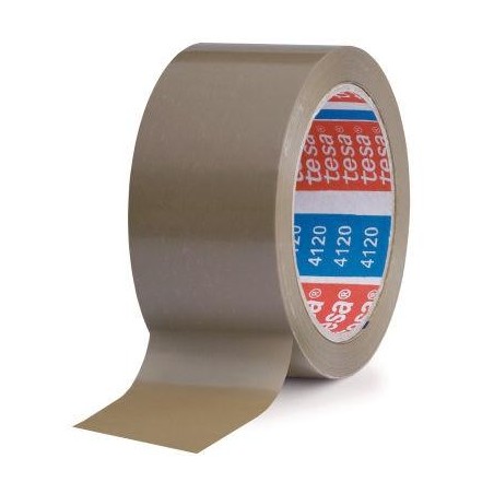 TESA PRECINTO PVC STANDARD 66MX50MM MARRÓN