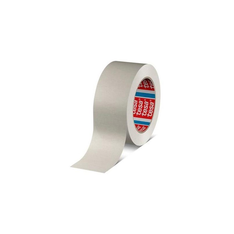 TESA CINTA DE EMBALAJE TESAPACK ESTÁNDAR ROLLO 50MX50MM PAPEL ADHESIVO BLANCO