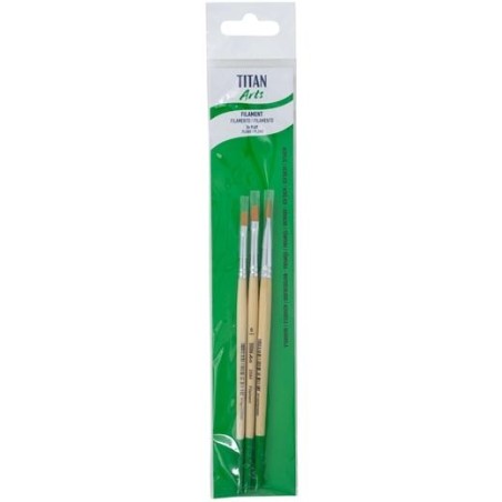 TITAN ARTS SET DE PINCELES 2584/4-6-8 BLÍSTER 3 UD