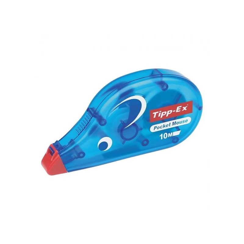 TIPP-EX CINTA CORRECTORA POCKET MOUSE 4,2MMX10M CAJA 10 UD