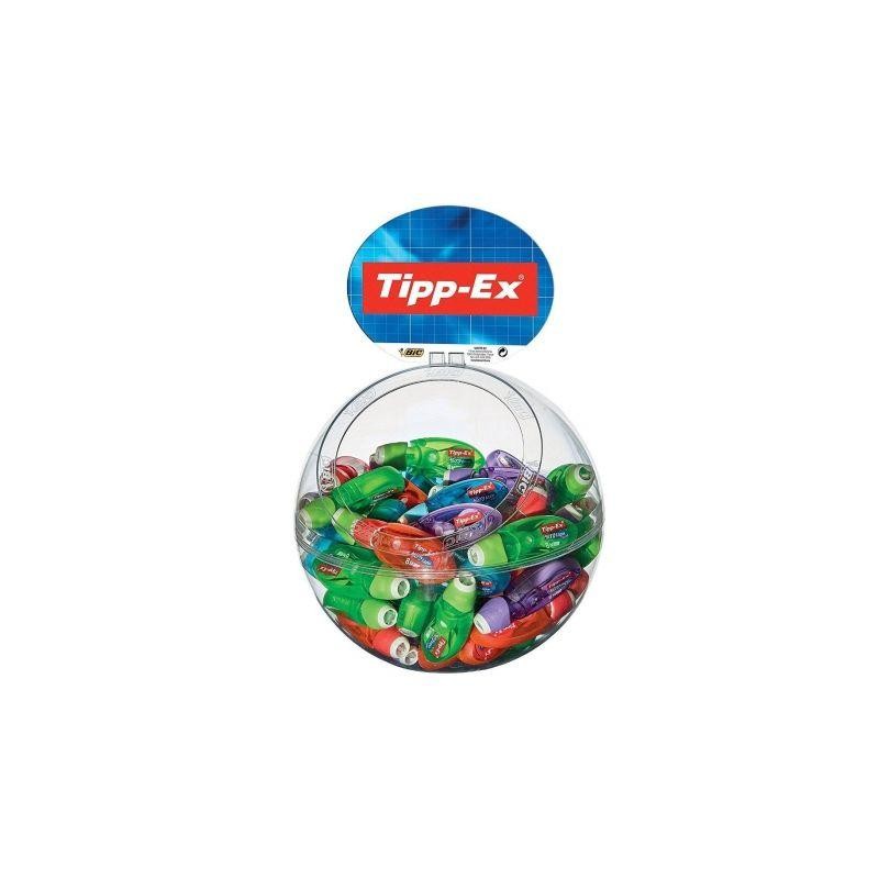 TIPP-EX CINTA CORRECTORA TIPP-EX MICRO TAPE TWIST 5MMX8M EXPOSITOR 60 UD C/SURTIDOS