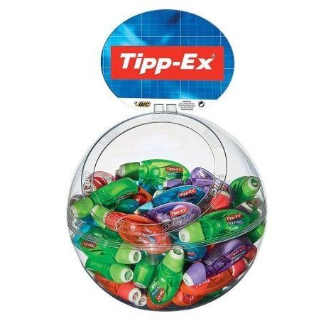 TIPP-EX CINTA CORRECTORA TIPP-EX MICRO TAPE TWIST 5MMX8M EXPOSITOR 60 UD C/SURTIDOS