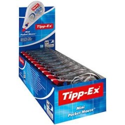 TIPP-EX CINTA CORRECTORA TIPP-EX MINI POCKET MOUSE 5MMX6M CAJA 10 UD
