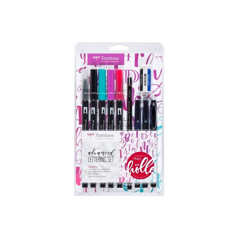TOMBOW SET LETTERING AVANZADO ESTUCHE
