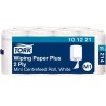 TORK PAPEL DE SECADO EXTRA MINI 2 CAPAS 214 SERVICIOS SACO DE 11 ROLLOS M1 BLANCO