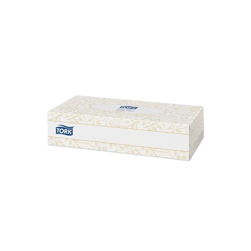 TORK PAÑUELOS FACIALES EXTRA SUAVES PREMIUM 2 CAPAS BLANCO -CAJA 100 UD-