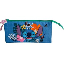 TOYBAGS ESTUCHE TRIPLE STITCH TROPICAL 8X22X8CM POLIÉSTER TRANSPIRABLE