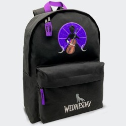 TOYBAGS MOCHILA AMERICANO WEDNESDAY MIERCOLES ADDAMS COMPARTIMENTO PORTALAPTOP