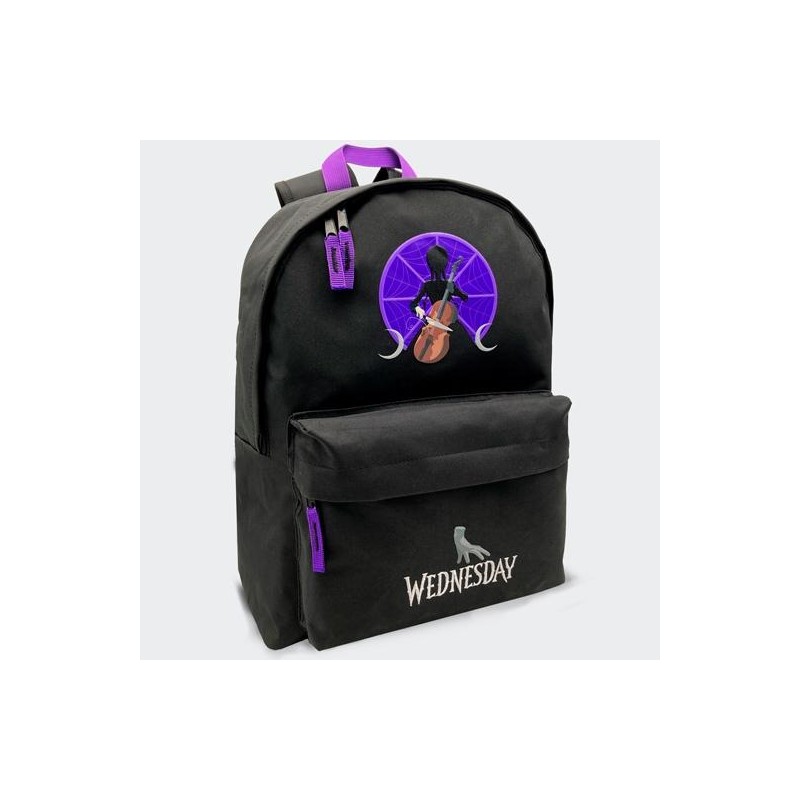 TOYBAGS MOCHILA AMERICANO WEDNESDAY MIERCOLES ADDAMS COMPARTIMENTO PORTALAPTOP