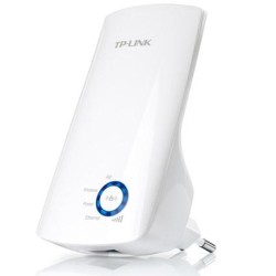 TP-LINK EXTENSOR DE COBERTURA WIFI WA850RE DE PARED 300MB 1 PUERTO LAN WPS ANTENAS INTERNAS