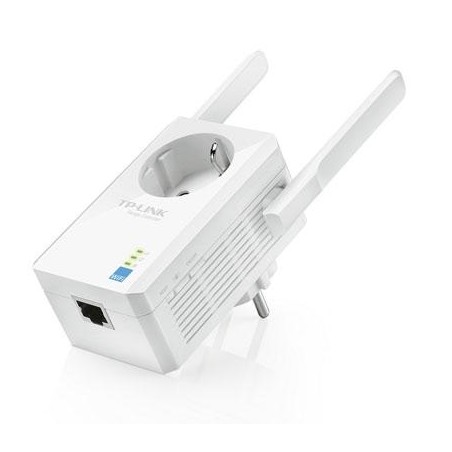 TP-LINK EXTENSOR DE COBERTURA WIFI TP-LINK WA860RE DE PARED 300MB PASSTHROUGH 1 PUERTO LAN WPS 2 ANTENAS FIJAS