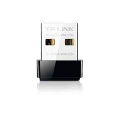 TP-LINK ADAPTADOR USB WIFI WN725N 150MB BOTÓN WPS TAMAÑO NANO