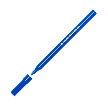 TRATTO OFFICE FINE ROTULADOR PUNTA DE FIBRA AZUL -12U-