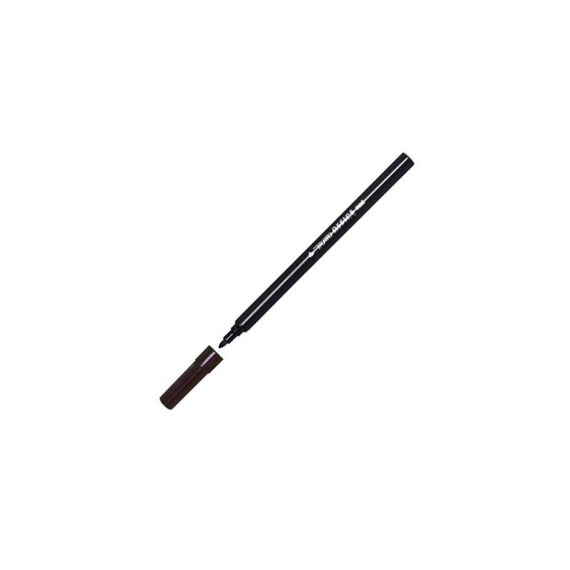 TRATTO OFFICE FINE ROTULADOR PUNTA DE FIBRA NEGRO -12U-