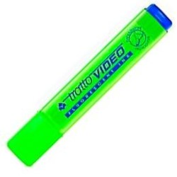 TRATTO VIDEO MARCADOR FLUORESCENTE VERDE -12U-