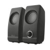 TRUST ALTAVOCES 2.0 REMO SPEAKER SET 8W RMS ALIMENTADOS POR USB CONTROL VOLUMEN NEGRO