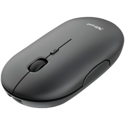 TRUST RATÓN PUCK INALÁMBRICO 800/1200/1600 DPI ULTRAFINO AMBIDIESTRO RECARGABLE NEGRO