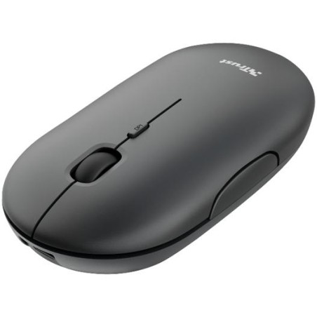 TRUST RATÓN PUCK INALÁMBRICO 800/1200/1600 DPI ULTRAFINO AMBIDIESTRO RECARGABLE NEGRO