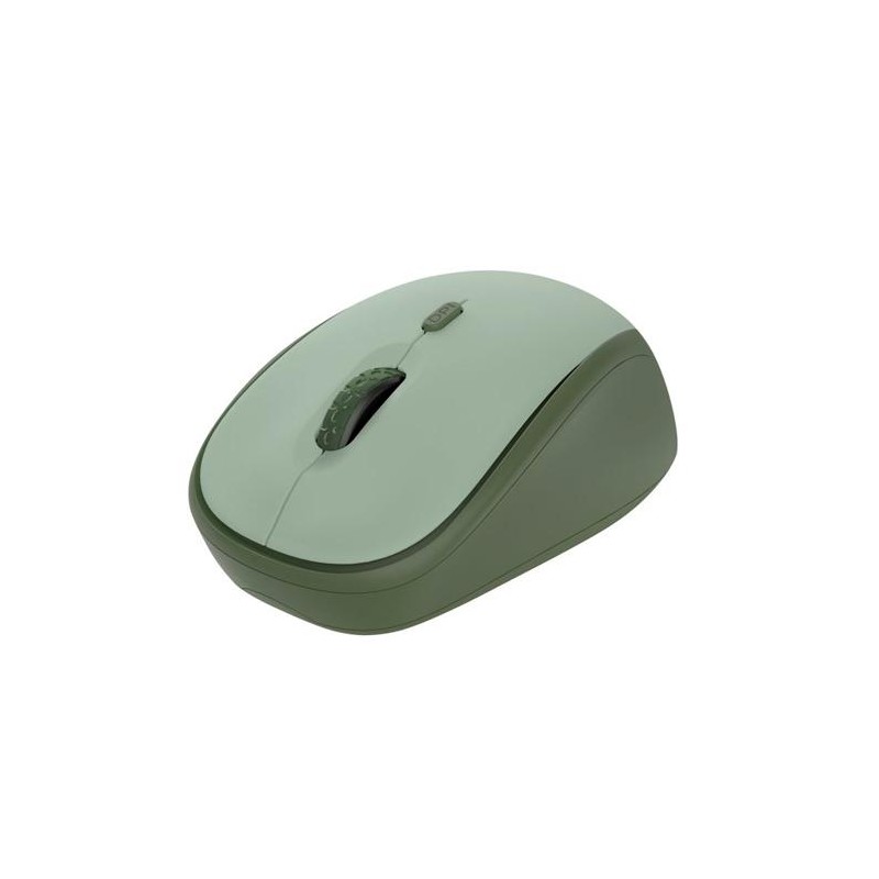 TRUST RATÓN OPTICO INALAMBRICO YVI+ ECO 1600 DPI AJUSTABLE VERDE