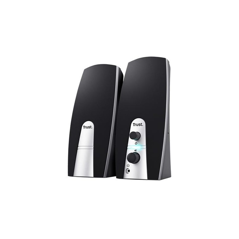 TRUST ALTAVOCES 2.0 BASICS 5W AUTOALIMENTADO USB CONEXION FRONTAL