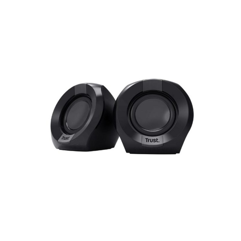 TRUST ALTAVOCES 2.0 POLO 8W RMS ALIMENTADOS POR USB CONTROL VOLUMEN NEGRO