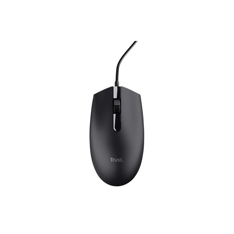 TRUST RATÓN TM-101 CABLE USB 1200DPI AMBIDIESTRO 3 BOTONES NEGRO