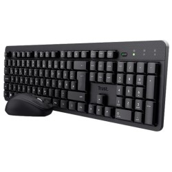 TRUST COMBO TECLADO + RATÓN TKM-360 INALÁMBRICO 1000PPP SILENCIOSO NEGRO