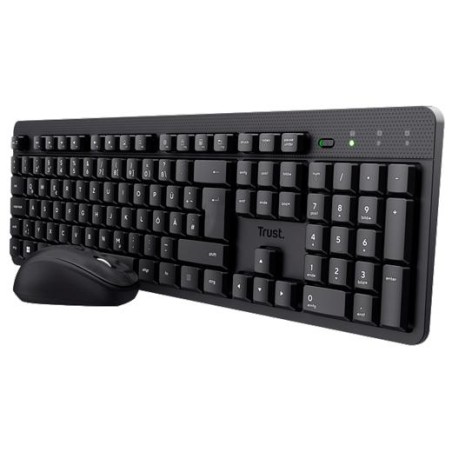 TRUST COMBO TECLADO + RATÓN TKM-360 INALÁMBRICO 1000PPP SILENCIOSO NEGRO